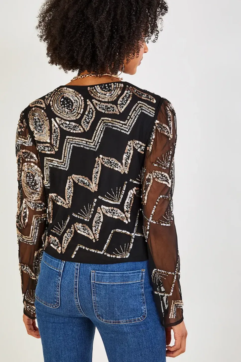 Finnley Embellished Jacket in Recycled Polyester