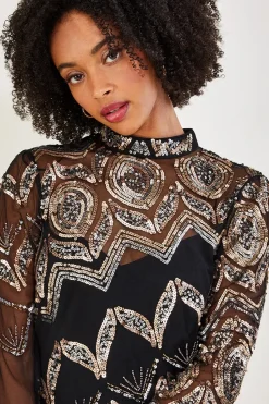 Finnley Embellished Tunic Dress in Recycled Polyester