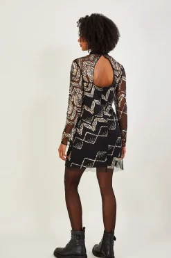 Finnley Embellished Tunic Dress in Recycled Polyester