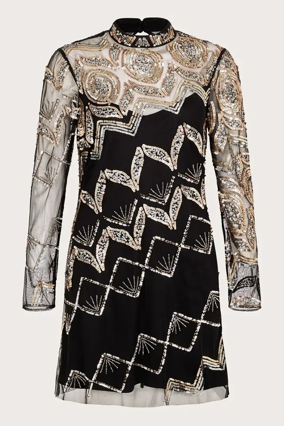 Finnley Embellished Tunic Dress in Recycled Polyester