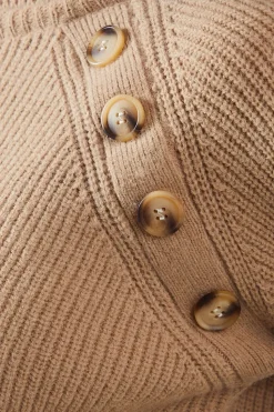 Fisherman Rib Roll Neck Jumper