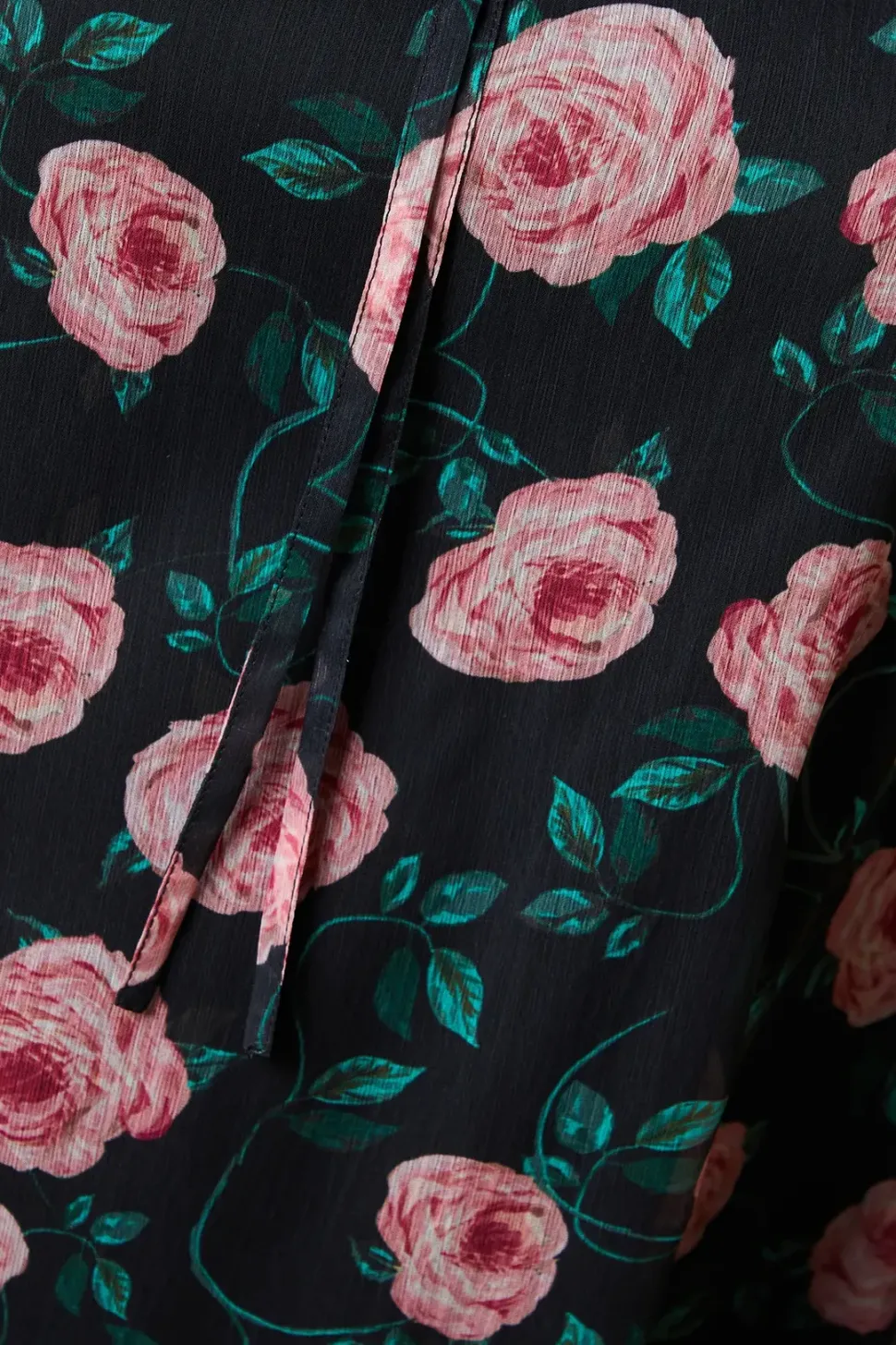 Floral Chiffon Overhead Shirt