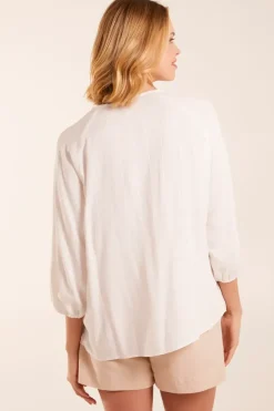 Floral Embroidered Bust Top