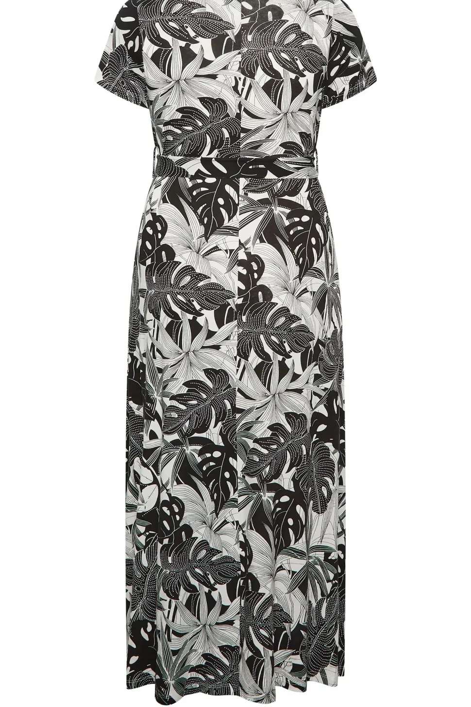 Floral Front Tie Maxi Dress