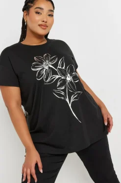 Floral Graphic Print T-Shirt