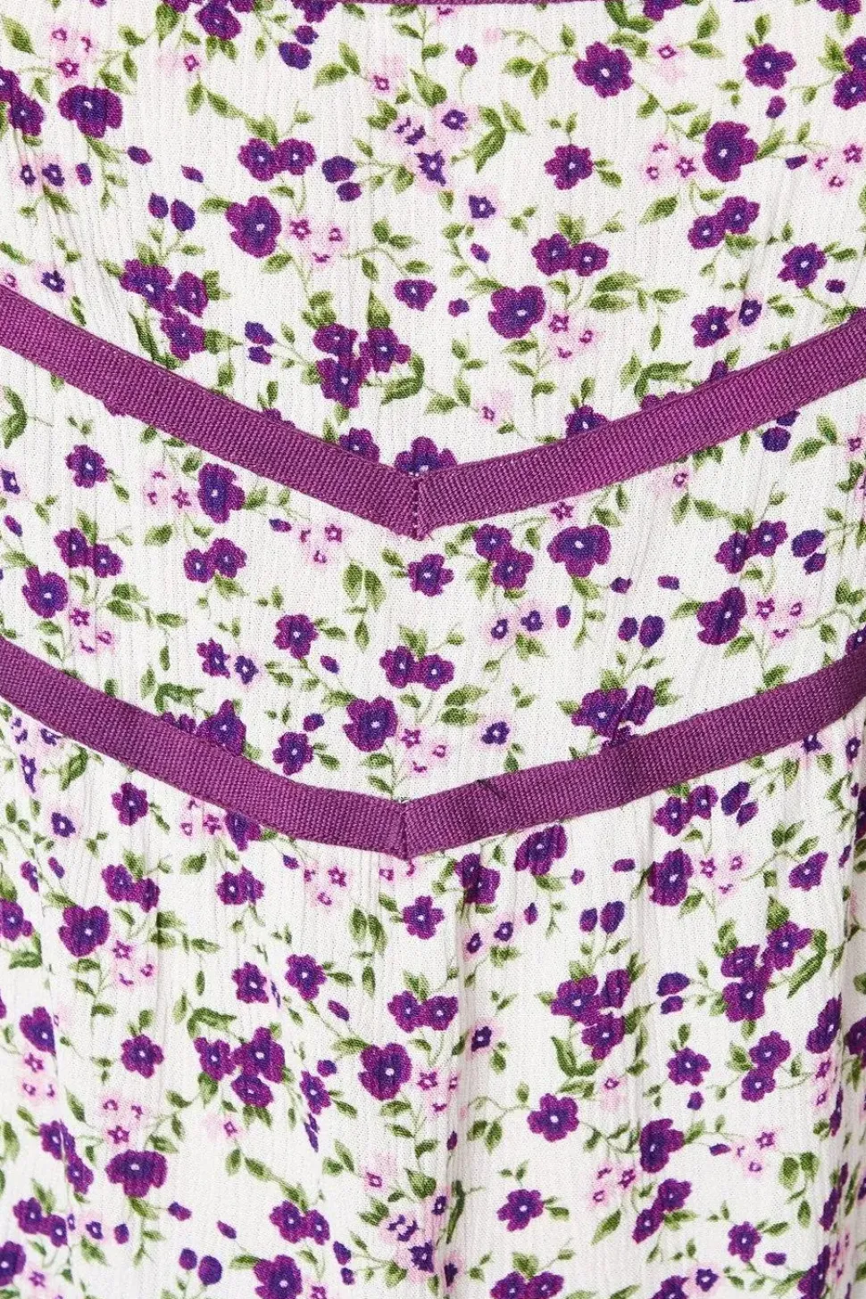 Floral Lace Trim Shell
