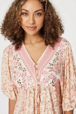 Floral Oversized Blouse Top