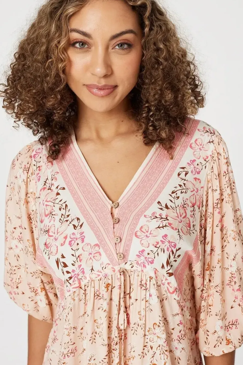 Floral Oversized Blouse Top
