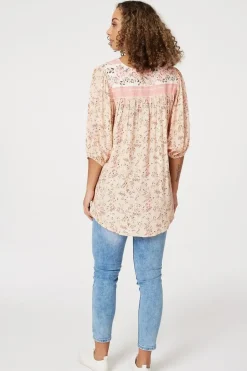 Floral Oversized Blouse Top