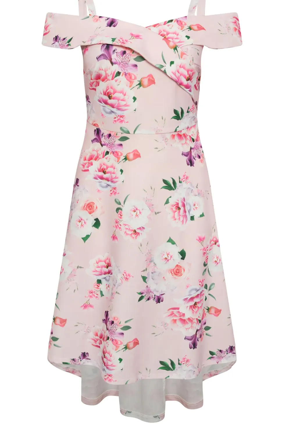 Floral Print Bardot Dress