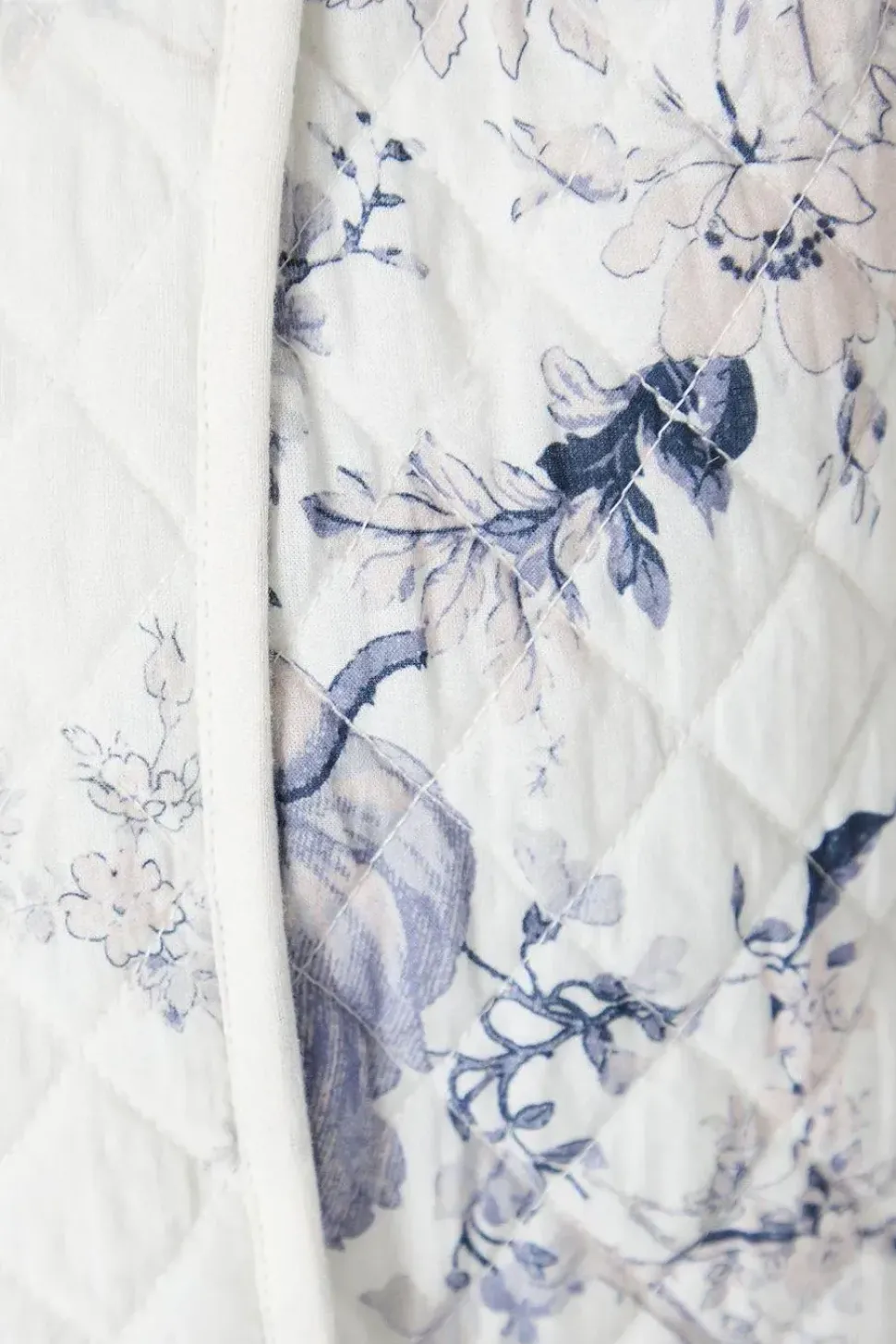 Floral Printed Quilted Jacket