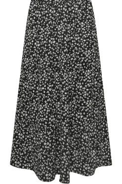 Floral Print Midaxi Skirt