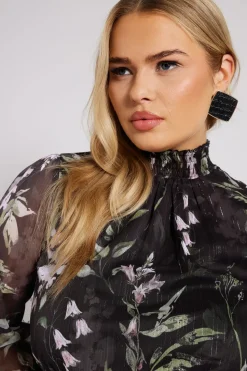 Floral Print Mini Dress