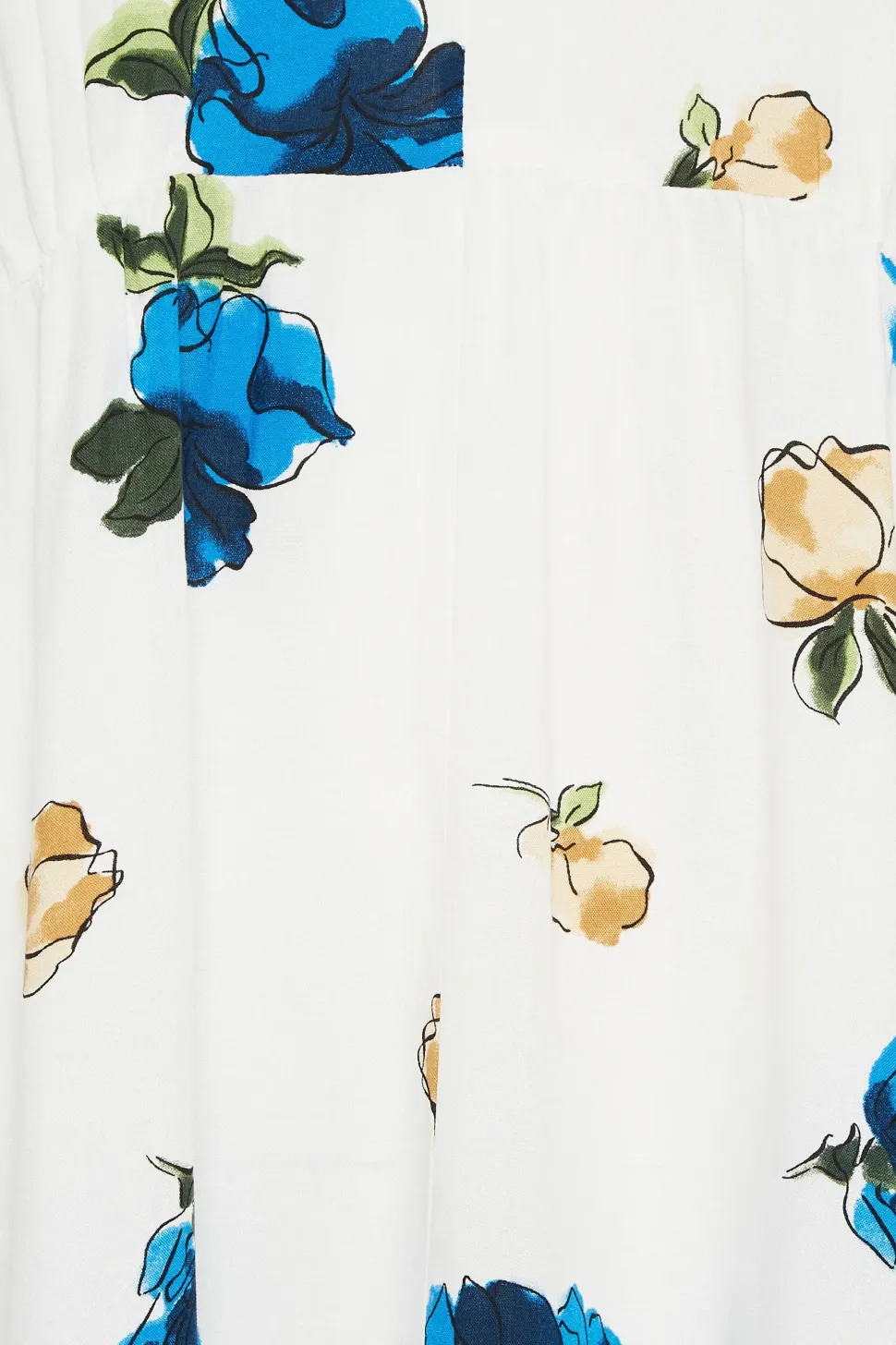 Floral Print Peplum Blouse
