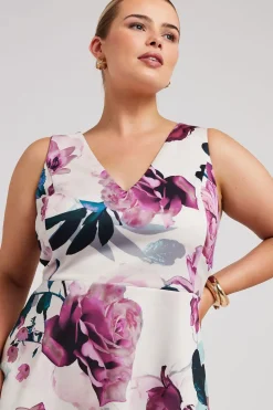 Floral Print Peplum Top