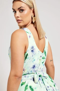 Floral Print Peplum Top