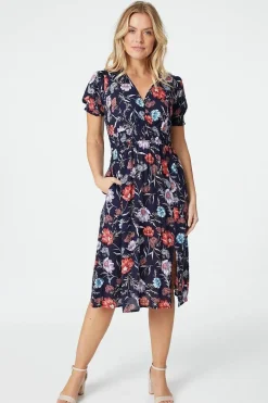 Floral Short Sleeve Dress