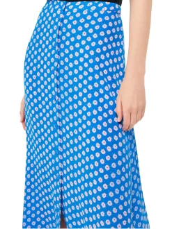 Floral Sunburst Skirt-Polka Dot