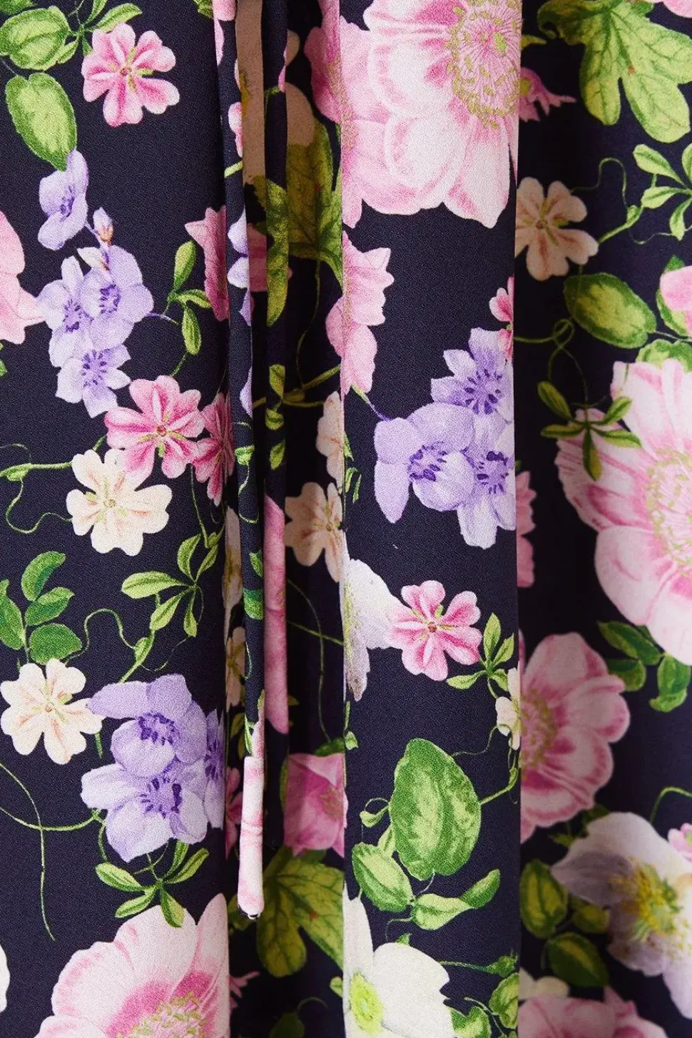 Floral Tiered Hem Mini Dress