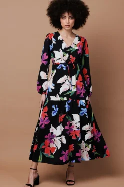 Floral Tiered Maxi Dress