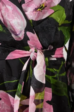 Floral Wrap Blouse
