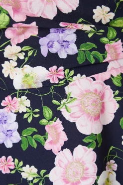 Floral Wrap Blouse