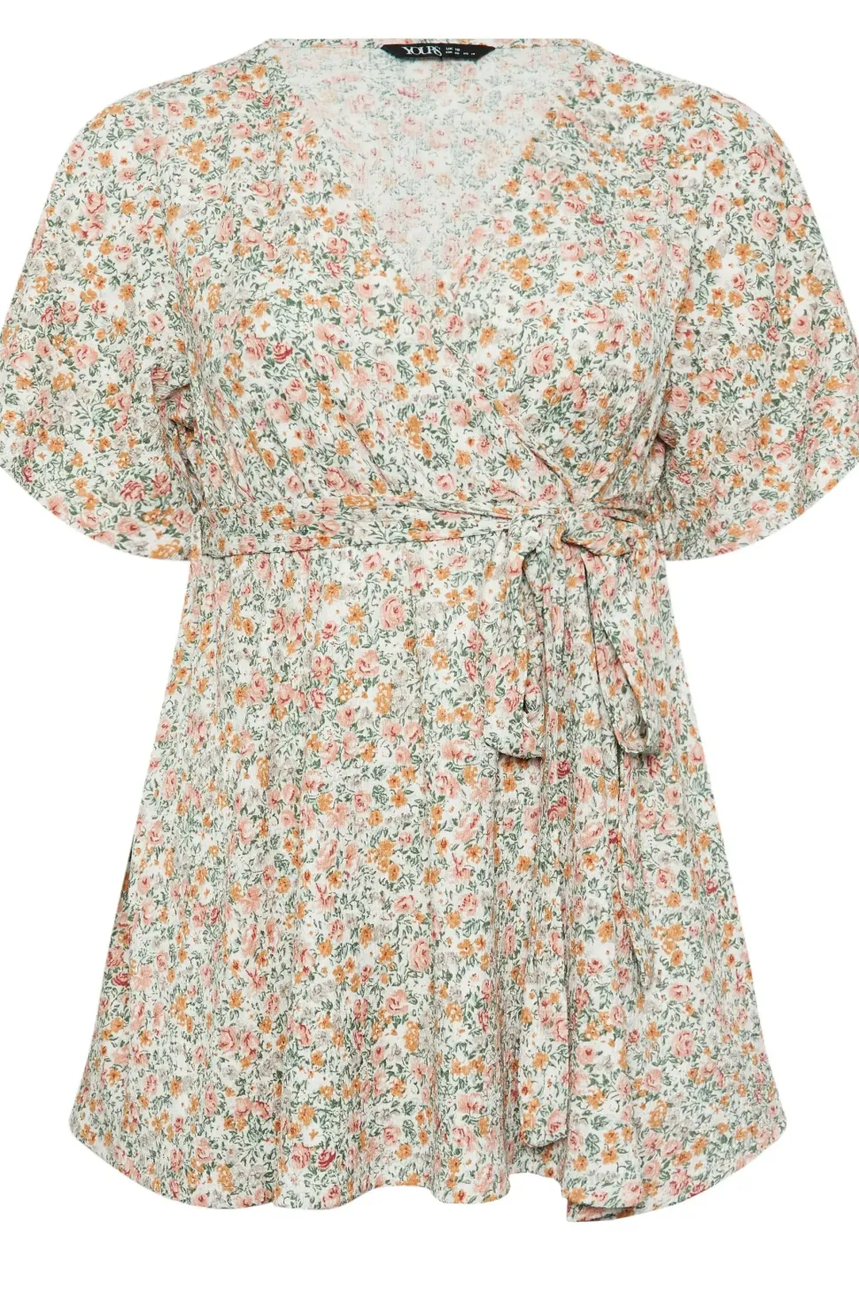 Floral Wrap Top