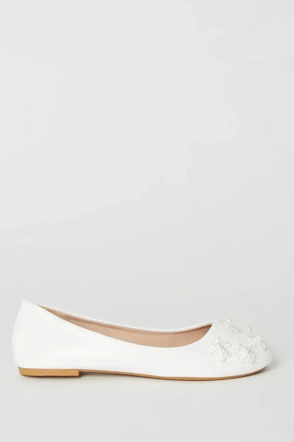 Flower Girl Aurora Embellished Ballet Pumps