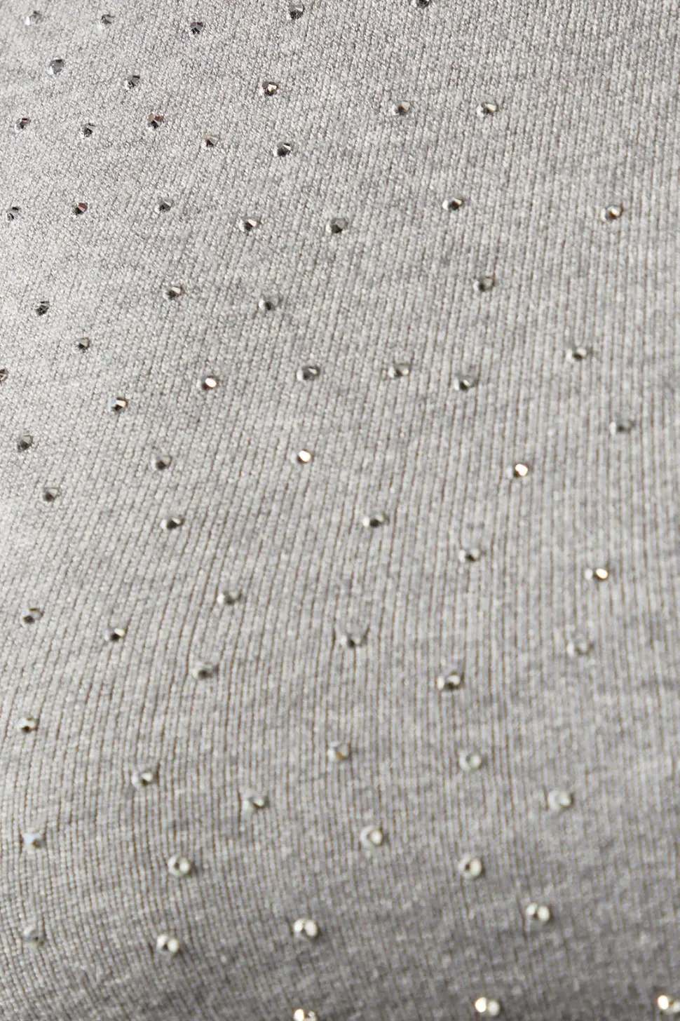 Foil Embellished Roll Neck Jumper
