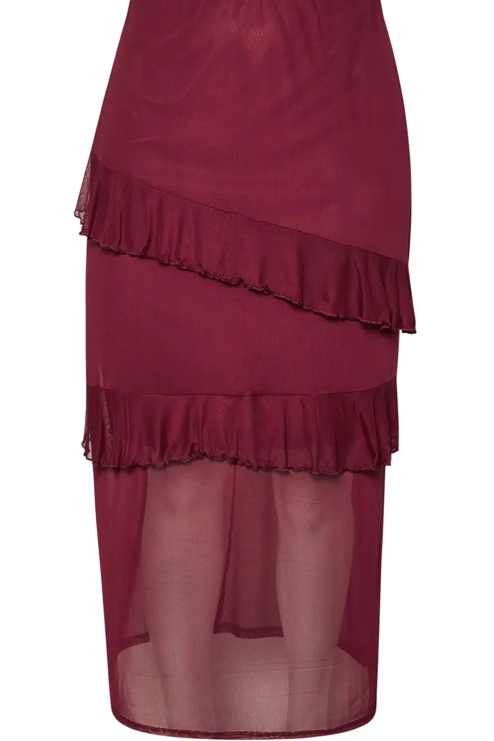 Frill Mesh Skirt