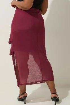 Frill Mesh Skirt