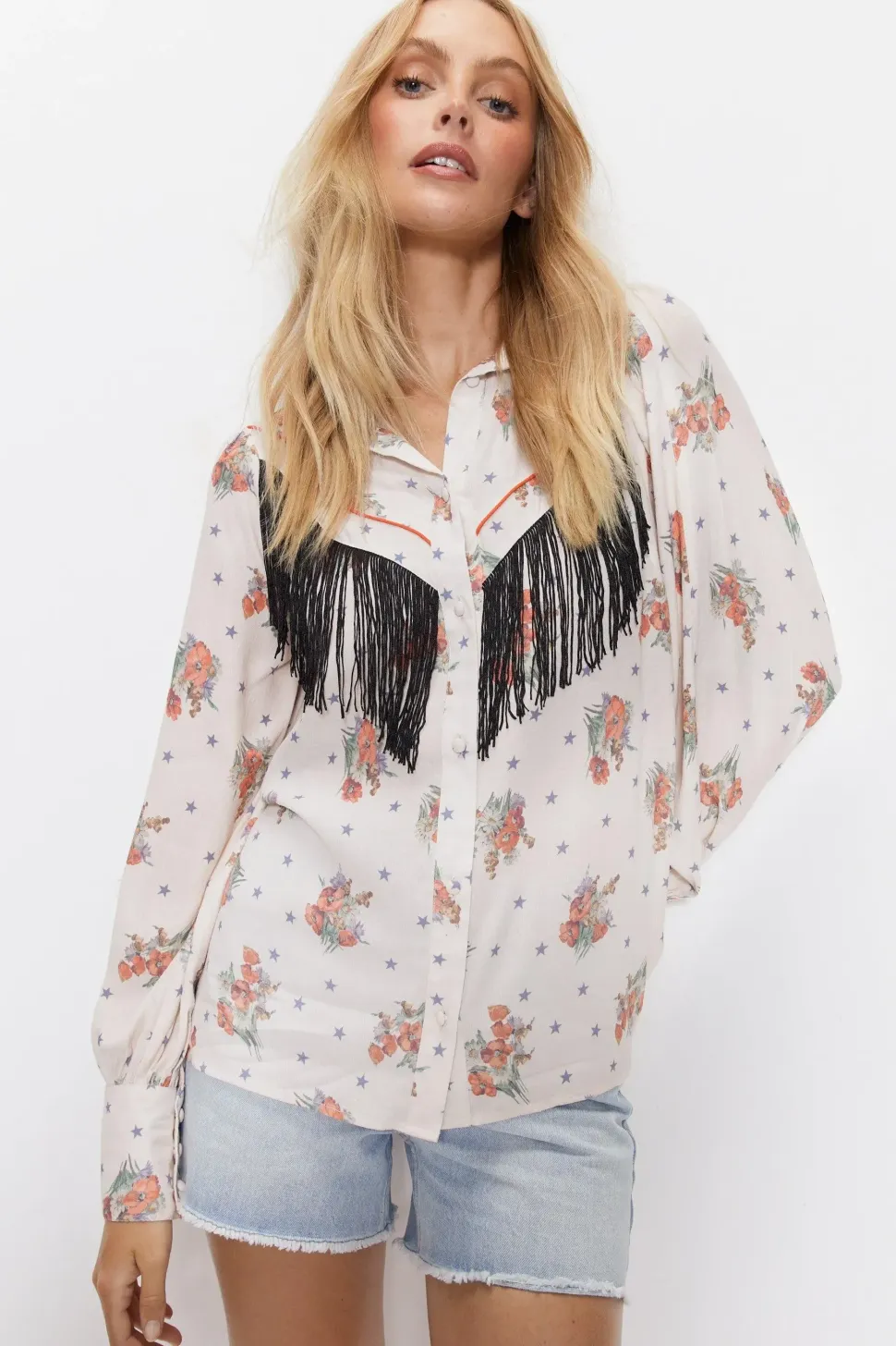 Fringe Detail Shirt