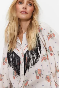 Fringe Detail Shirt