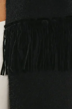 Fringed Knitted Jacket