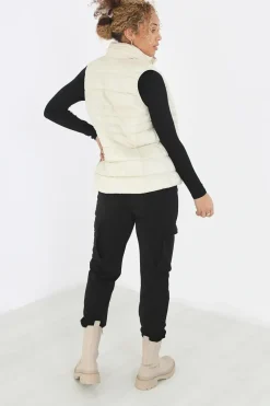 Funnel Neck High Shine Gilet