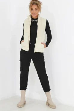 Funnel Neck High Shine Gilet