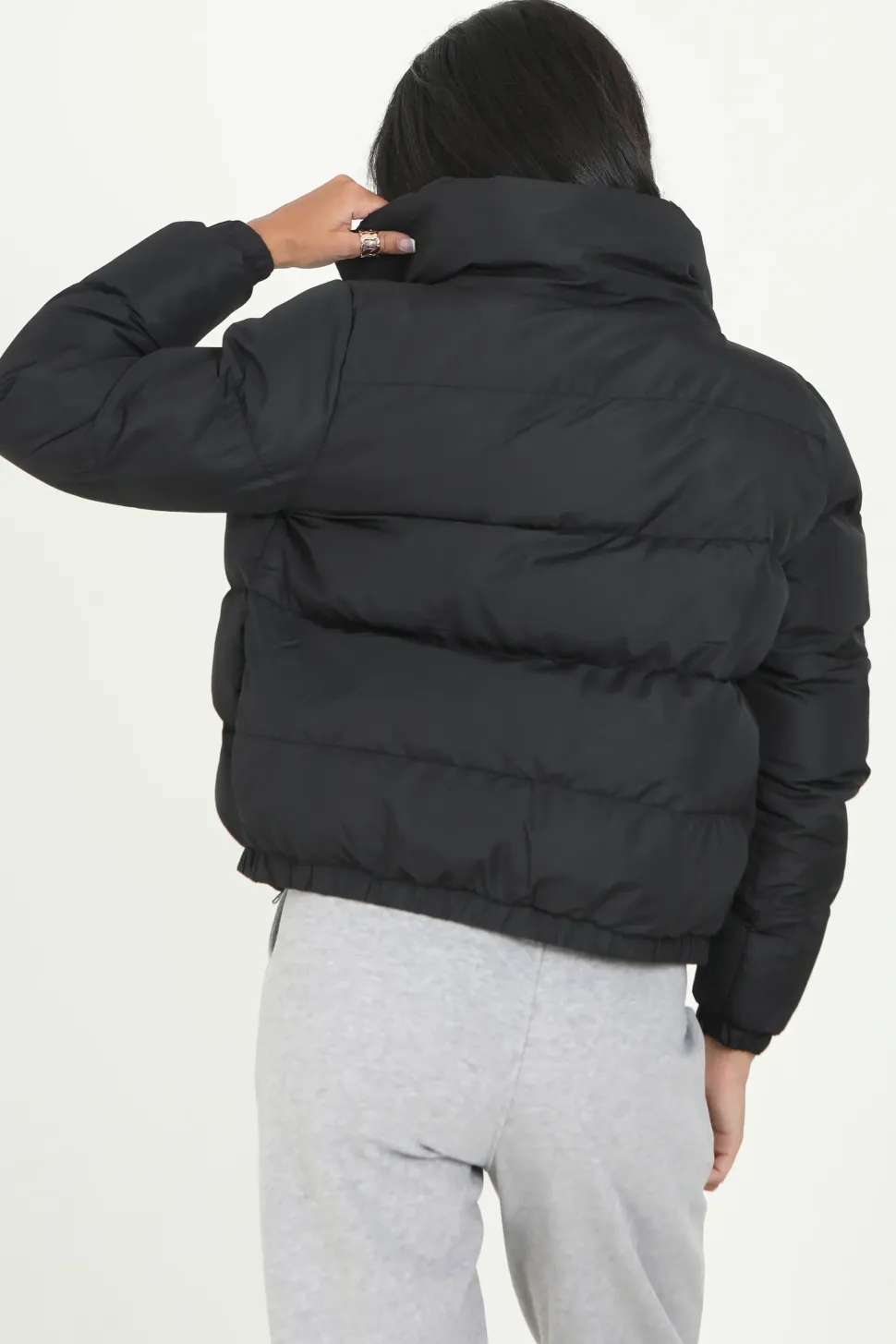 Funnel Neck Padded Puffer Jacket