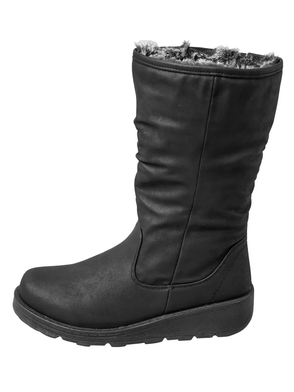 Fur Lined Calf Boots