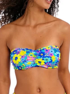 Garden Disco Bandeau Bikini Top