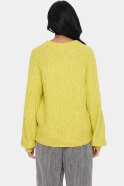 GeetaSZ Cable Knit Loose Fit Pullover-