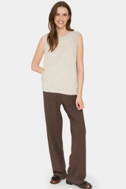 GelaSZ Knitted Round Neck Vest-