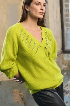 Gem Embellished Cardigan
