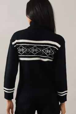 Geo High Neck Jumper