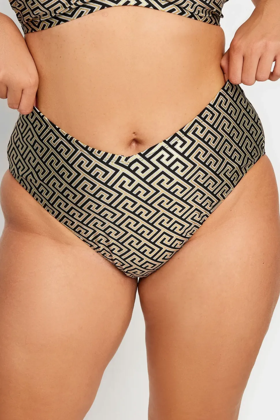 Geometric Print Bikini Brief