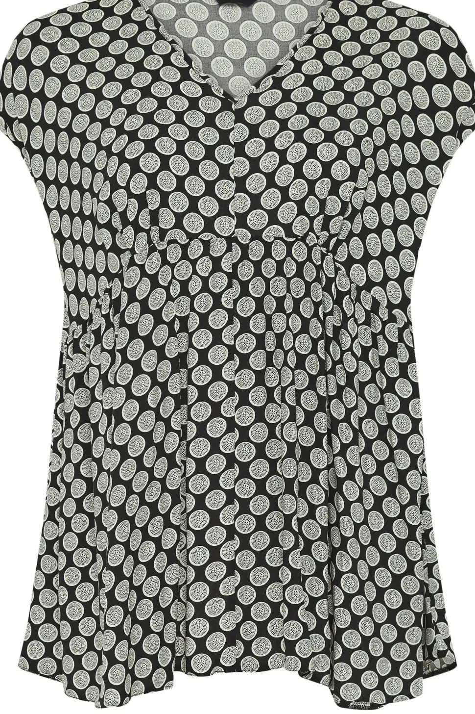 Geometric Print Tunic Top