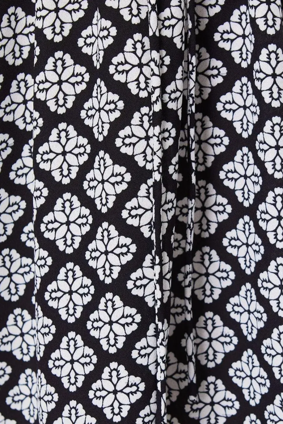 Geo Tiered Hem Mini Dress