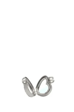 Gift Packaged 'Jordyn' 925 Silver & Cubic Zirconia Locket Necklace