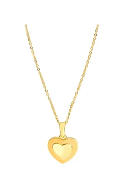 Gift Packaged 'Sumner' 18ct Yellow Gold Plated 925 Silver Heart Pendant Necklace