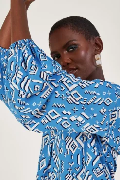 Gigi Print Blouse in Sustainable Viscose