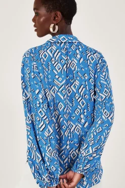 Gigi Print Blouse in Sustainable Viscose